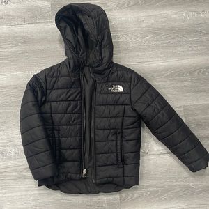 Puffer jacket.  The North Face kids XXS